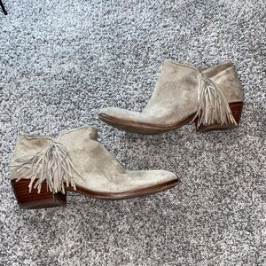 Sam Edelman fringe booties